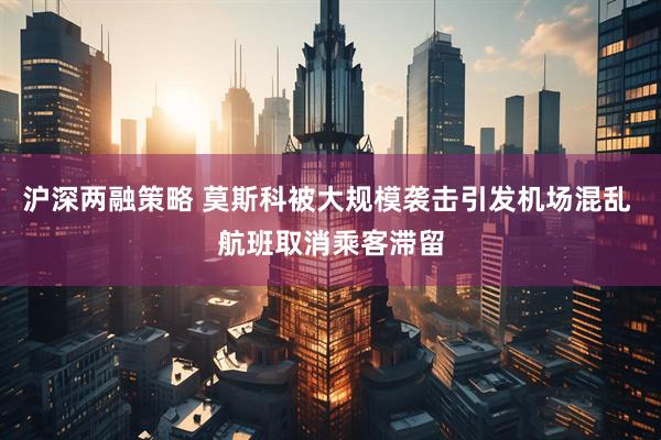 沪深两融策略 莫斯科被大规模袭击引发机场混乱 航班取消乘客滞留