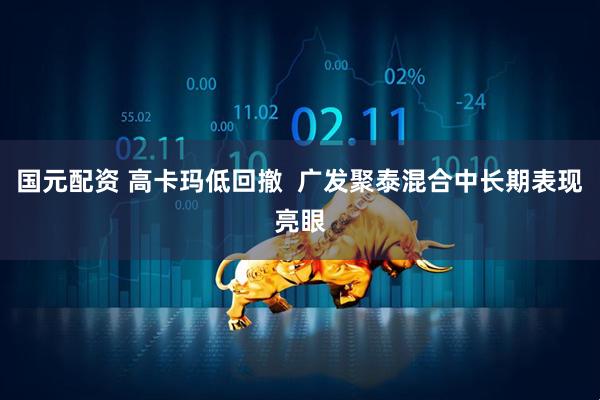 国元配资 高卡玛低回撤  广发聚泰混合中长期表现亮眼